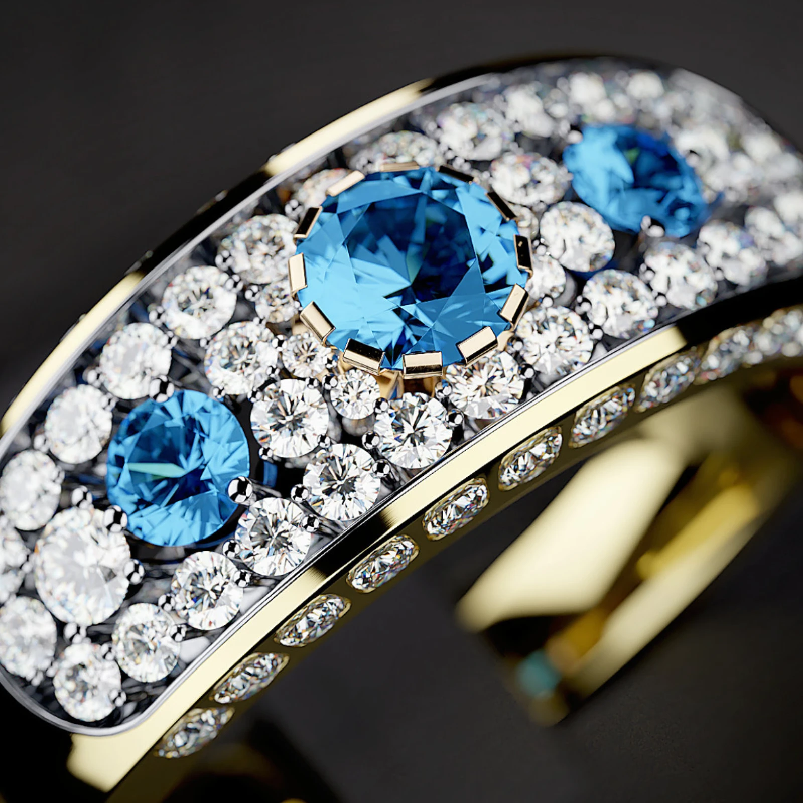 Ribbon Sapphire Ring